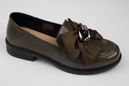 Pantofi dama piele naturală BETINA 3618 Verde lac (36-41)