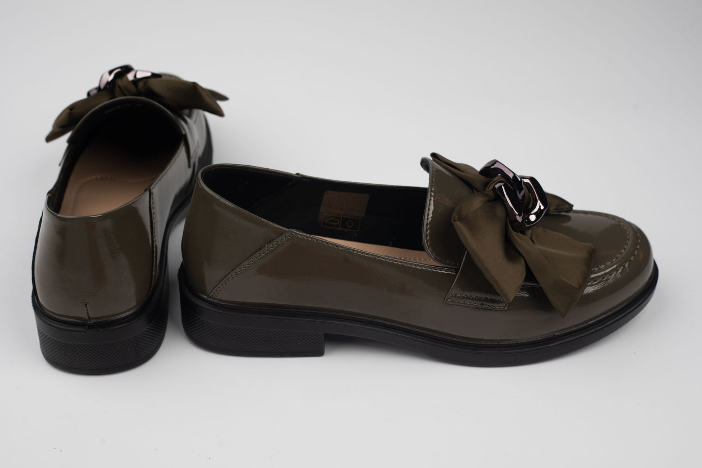 Pantofi dama piele naturală BETINA 3618 Verde lac (36-41)