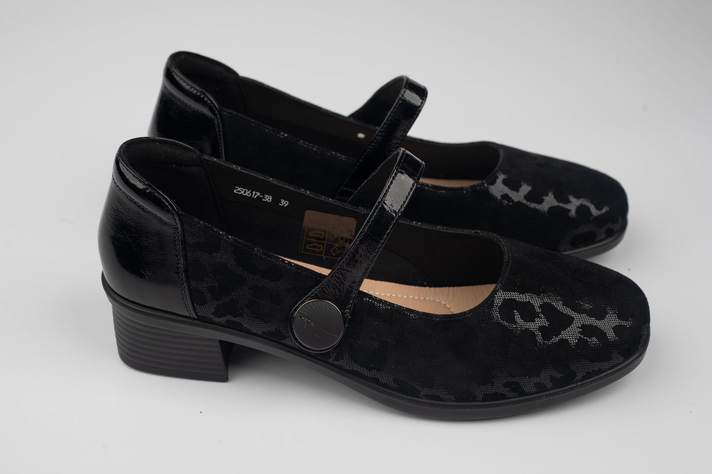 Pantofi damă piele naturală BETINA 250617 N (38-41)