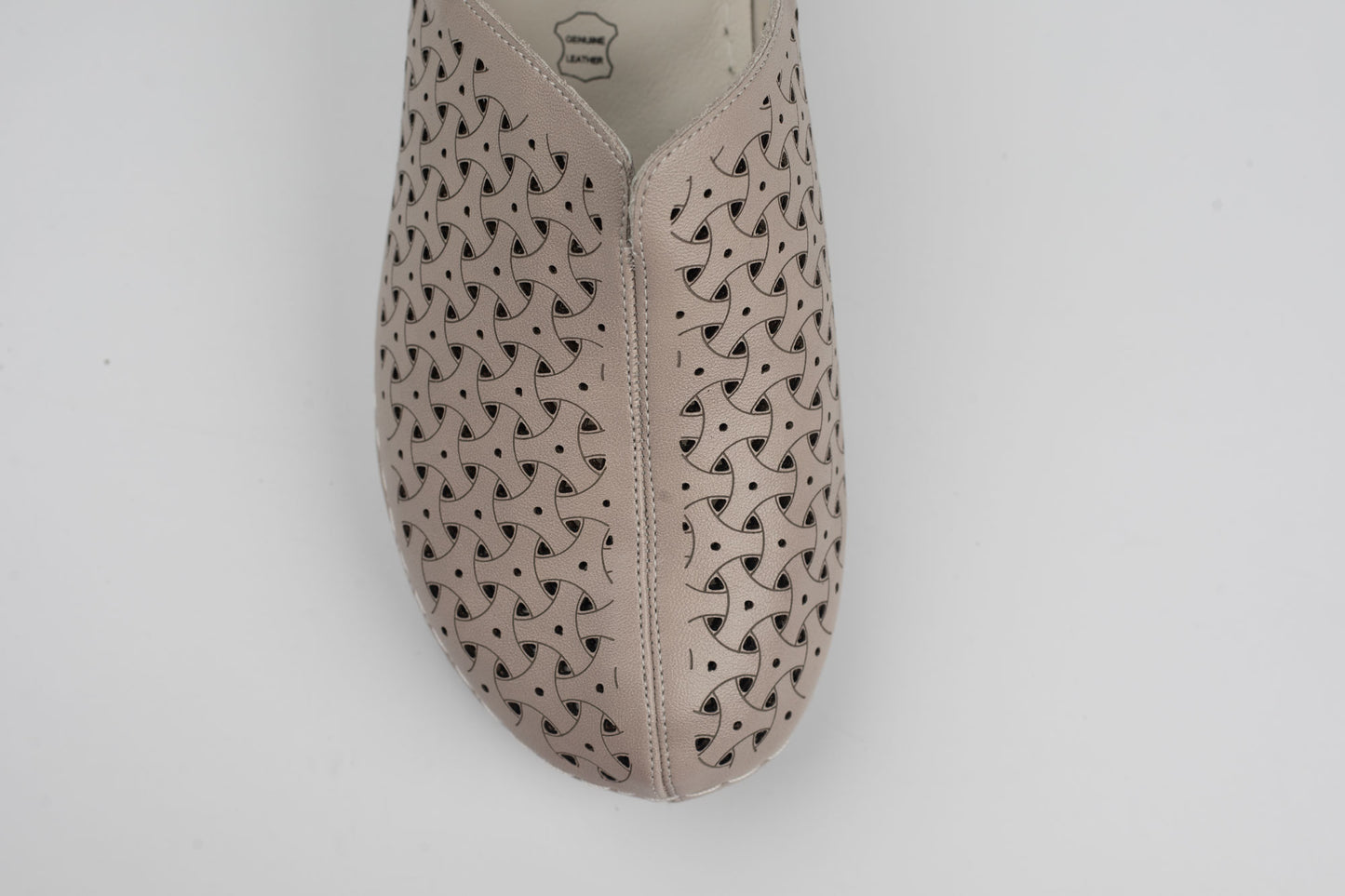 Saboți damă piele naturală BETINA 71305 Taupe