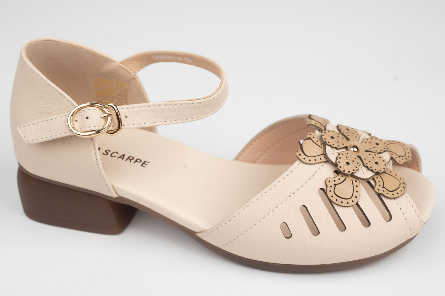 Sandale damă piele naturală BETINA 88005 Bej