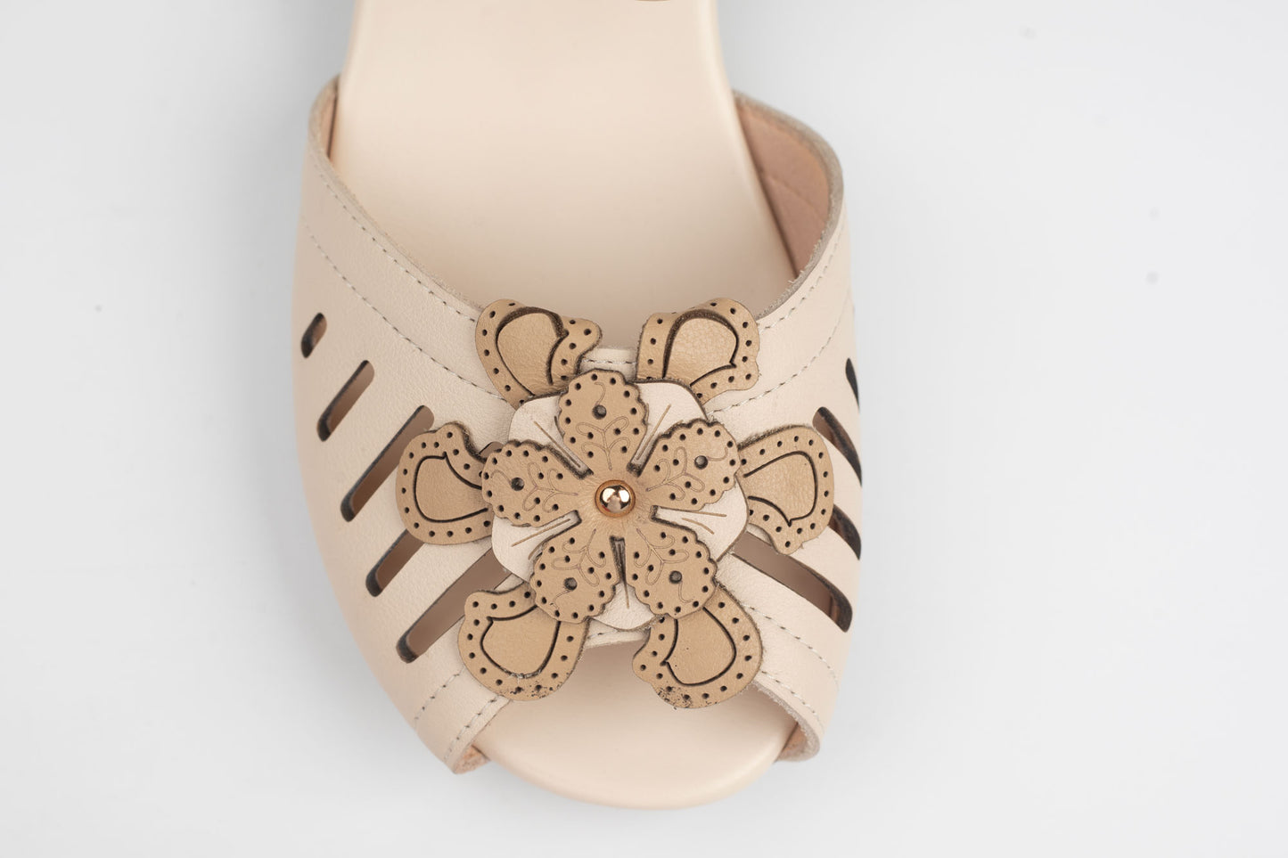 Sandale damă piele naturală BETINA 88005 Bej