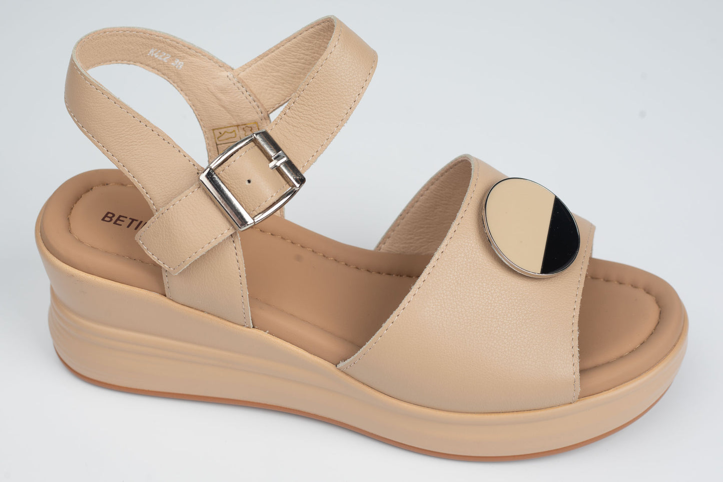 Sandale damă piele naturală BETINA 422 Bej