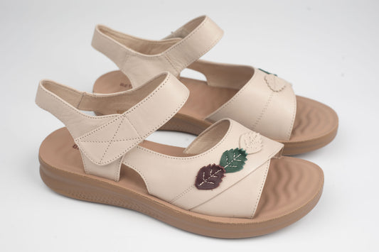 Sandale damă piele naturală BETINA 3602 Bej