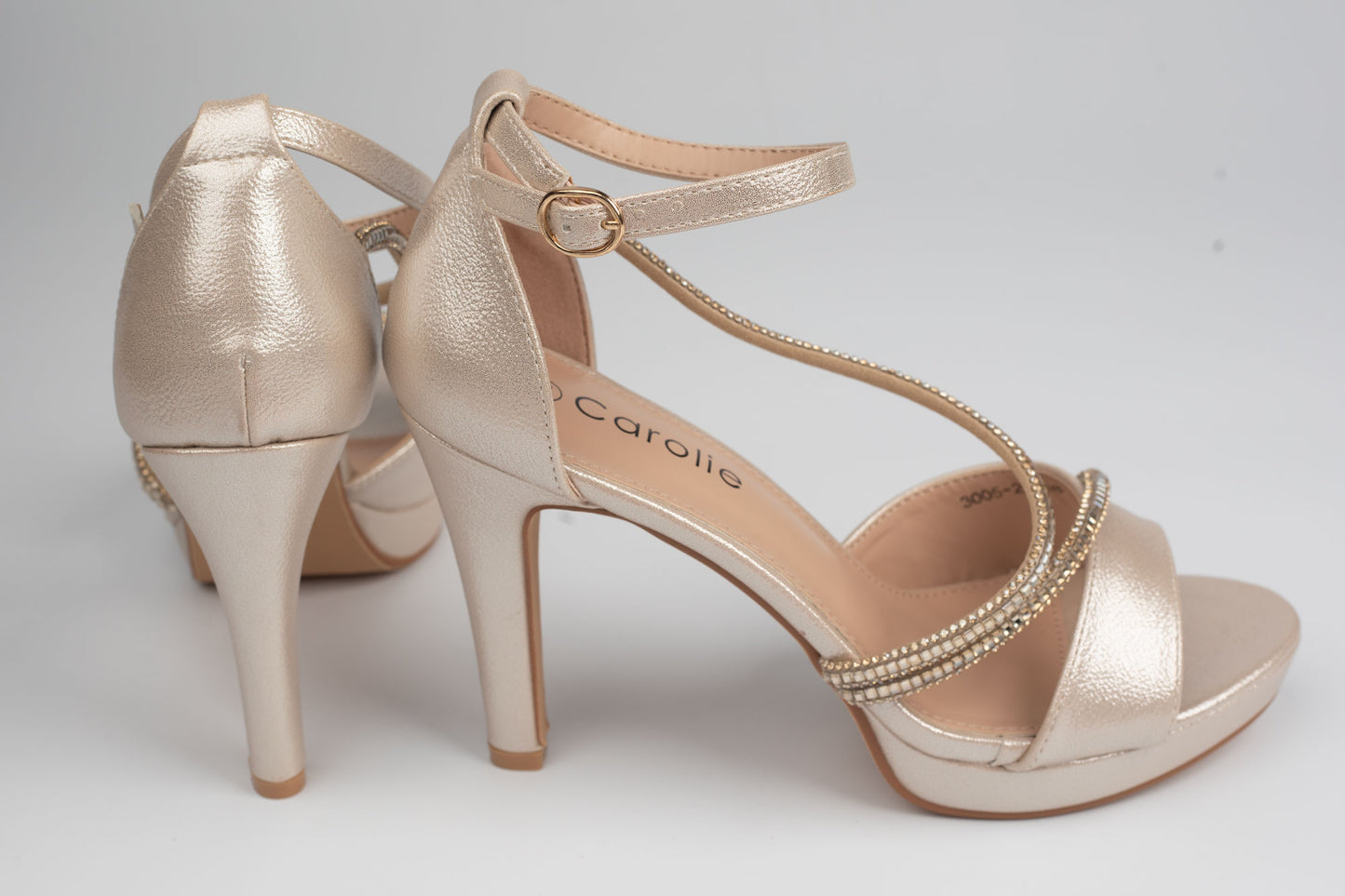Sandale damă piele eco premium CAROL 29 Auriu