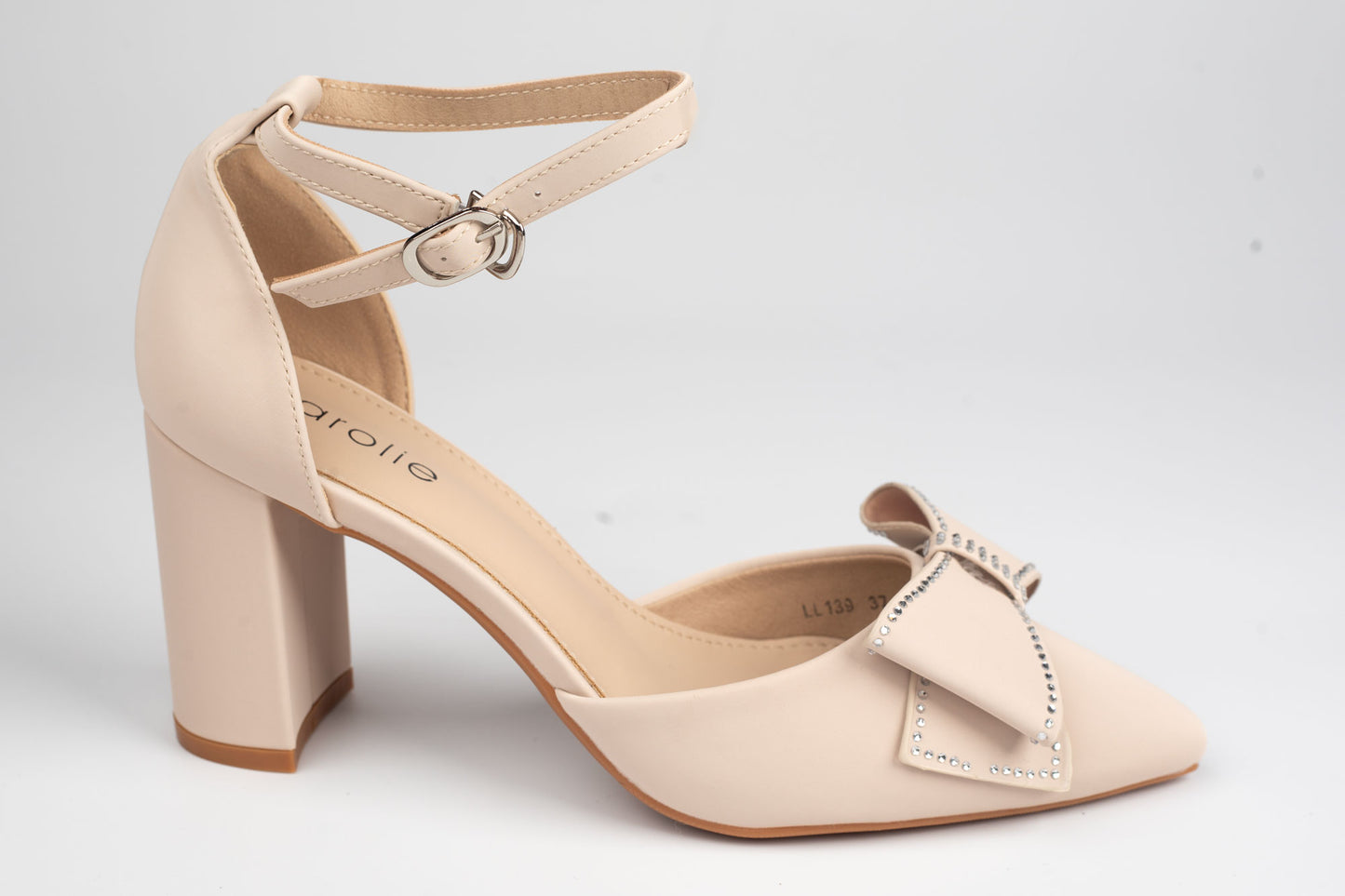 Pantofi damă piele ECO premium CAROL 139 Apricot