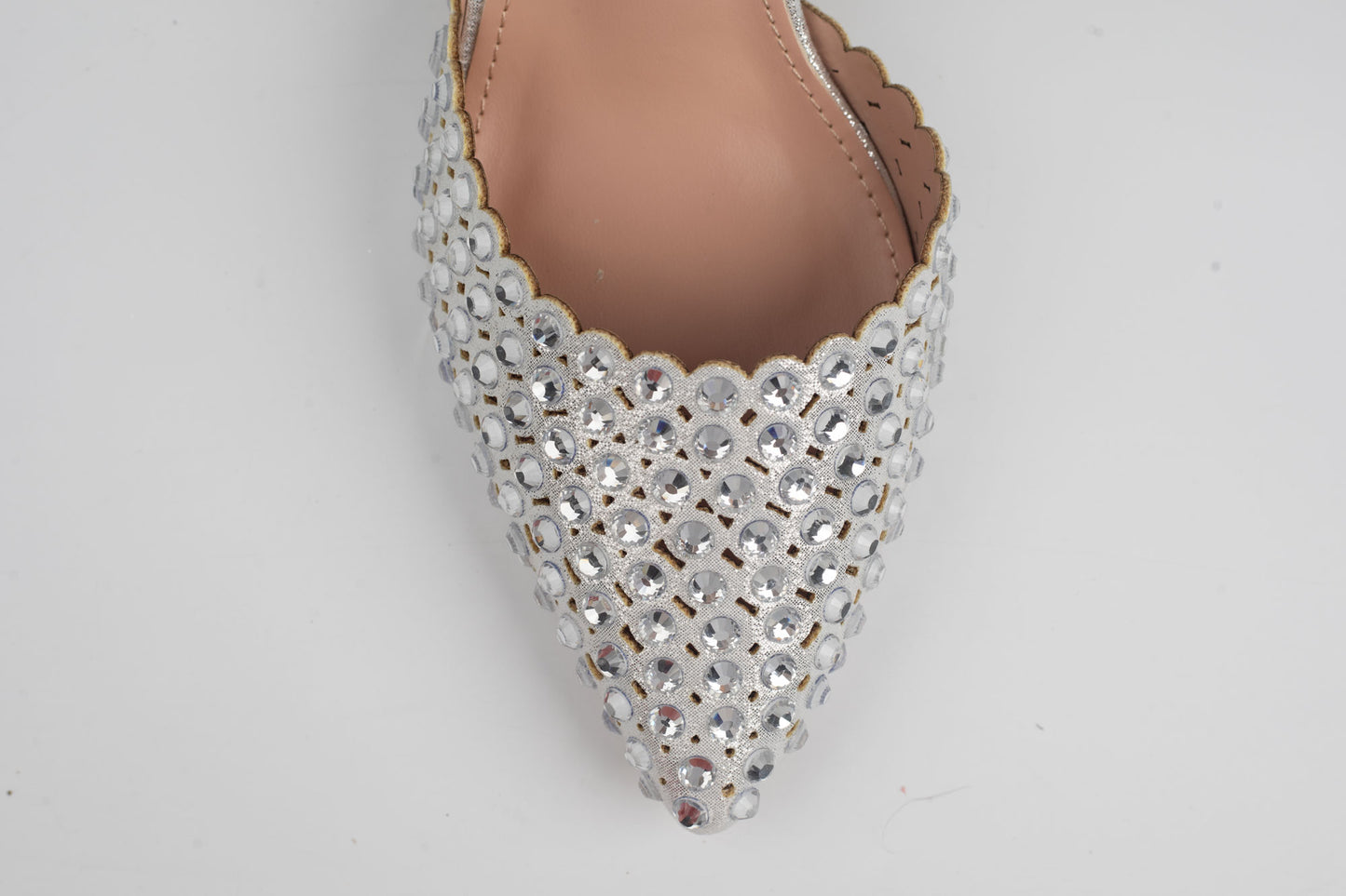 Pantofi damă piele eco CAROL 061 Argintiu