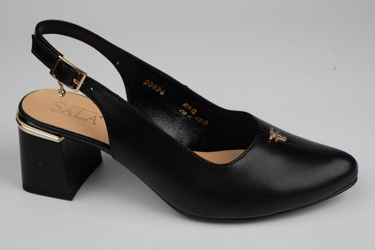 Pantofi damă piele naturală SALA 20924 N box