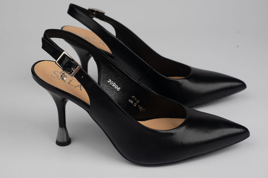 Pantofi damă piele naturală SALA  20906 N box