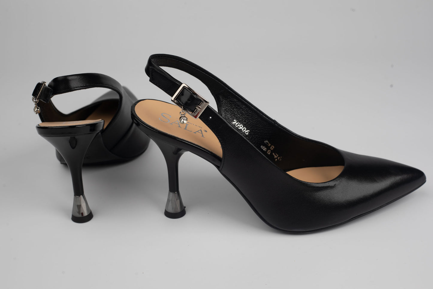 Pantofi damă piele naturală SALA  20906 N box