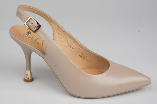 Pantofi damă piele naturală SALA 20906 Nude