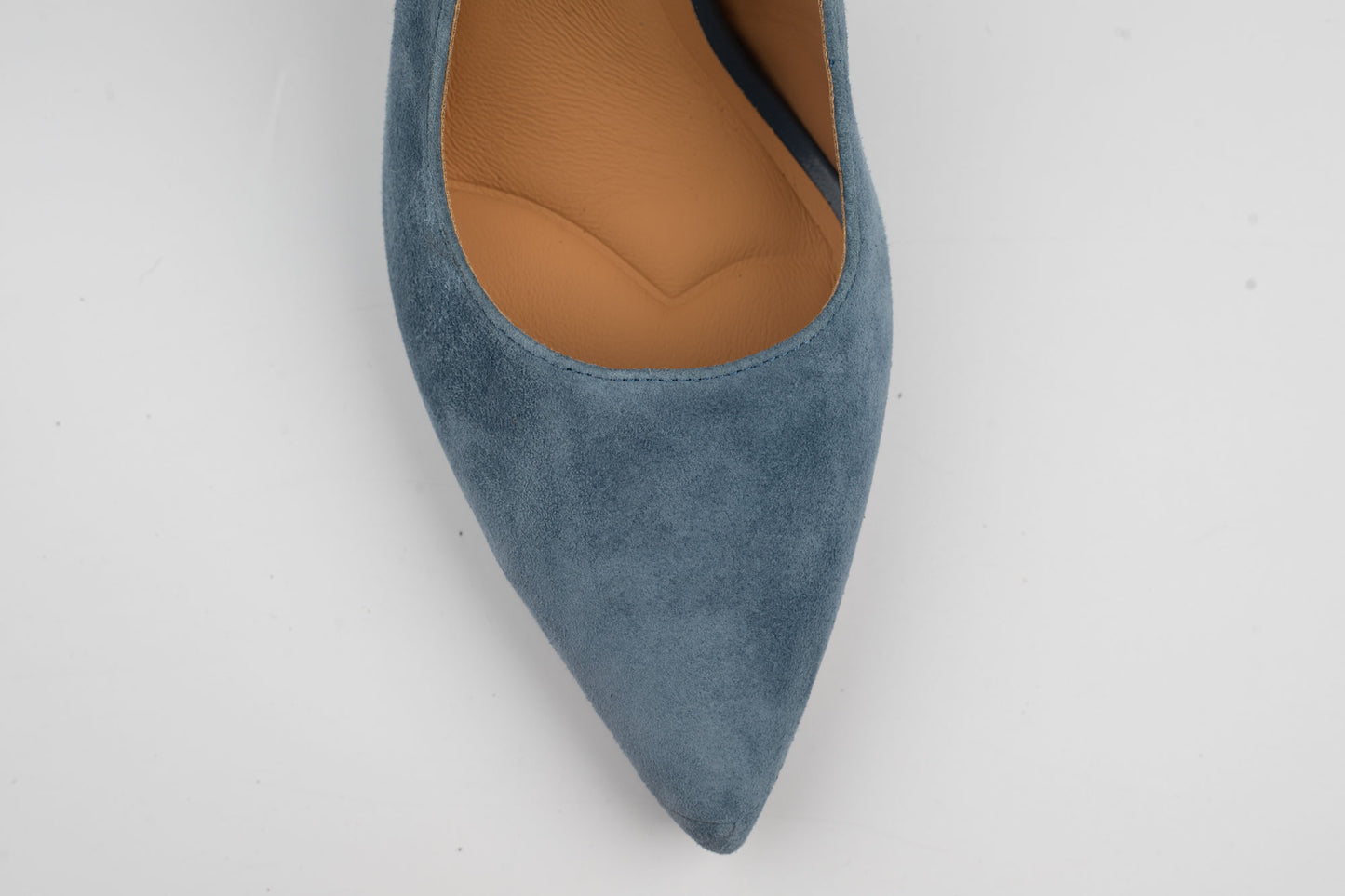 Pantofi damă piele naturală întoarsă ANNA V 149-270 Blue