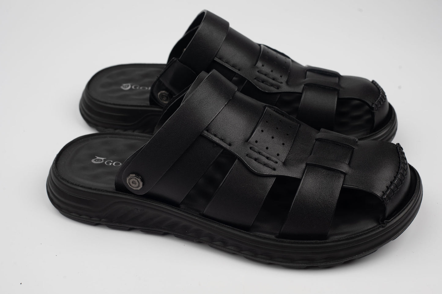 Sandale bărbați piele naturală  GORETTI 25702 N