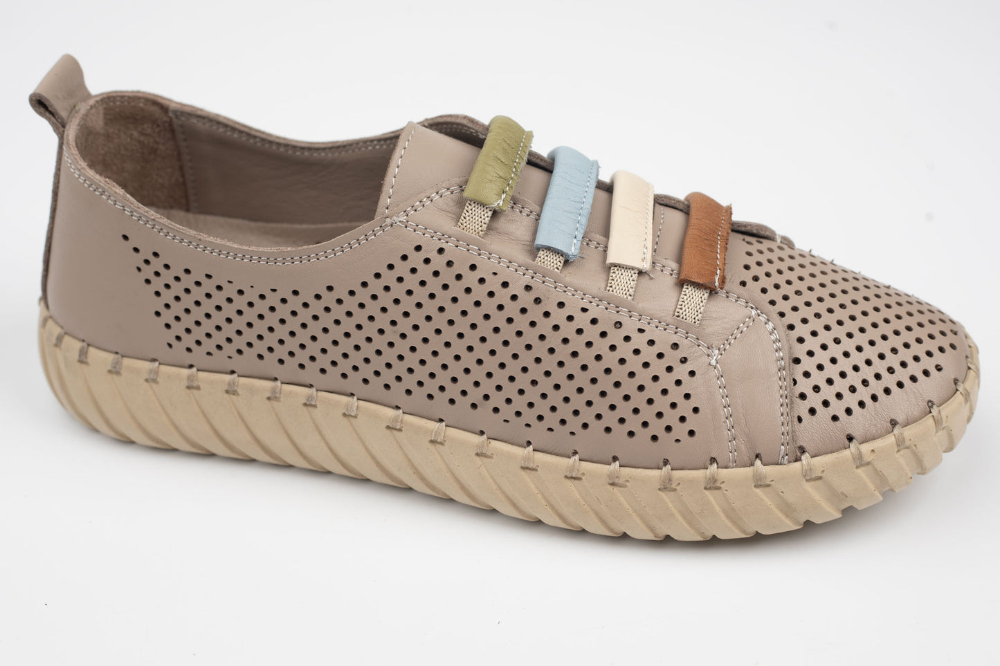 Pantofi damă piele naturală BIOFLEX SPORT 5332 Vizon