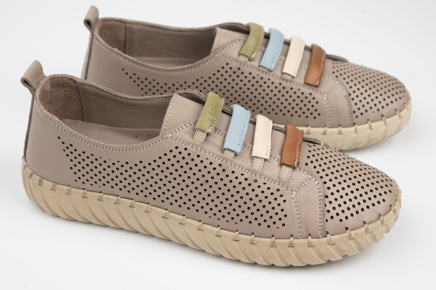 Pantofi damă piele naturală BIOFLEX SPORT 5332 Vizon