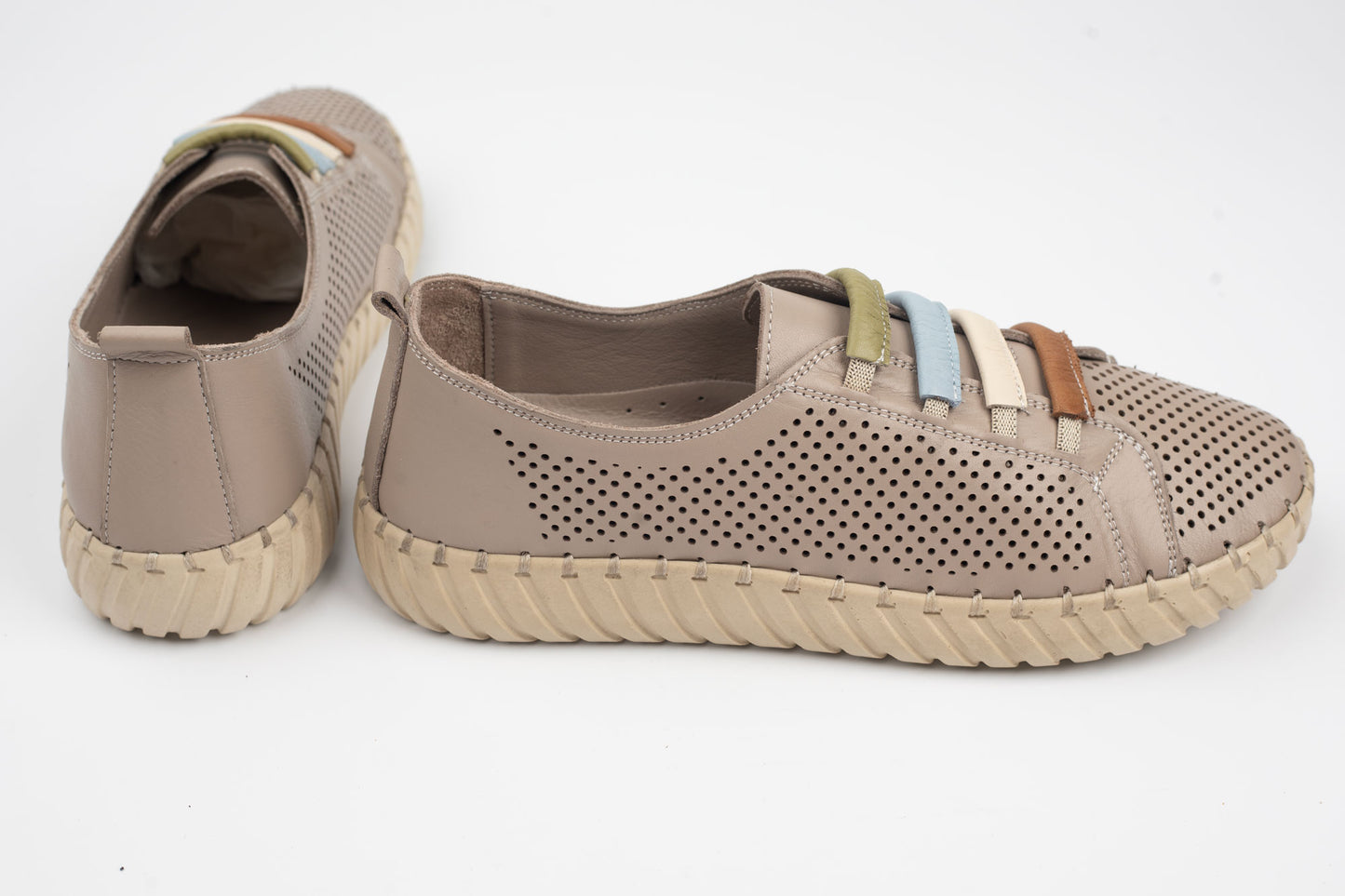 Pantofi damă piele naturală BIOFLEX SPORT 5332 Vizon