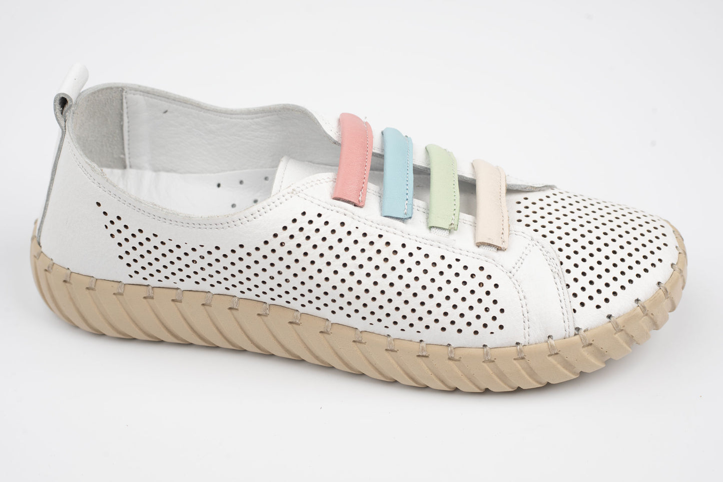 Pantofi damă piele naturală BIOFLEX SPORT 5332 Alb