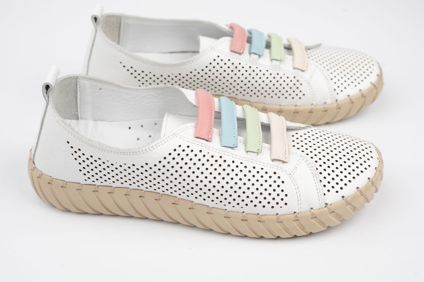 Pantofi damă piele naturală BIOFLEX SPORT 5332 Alb