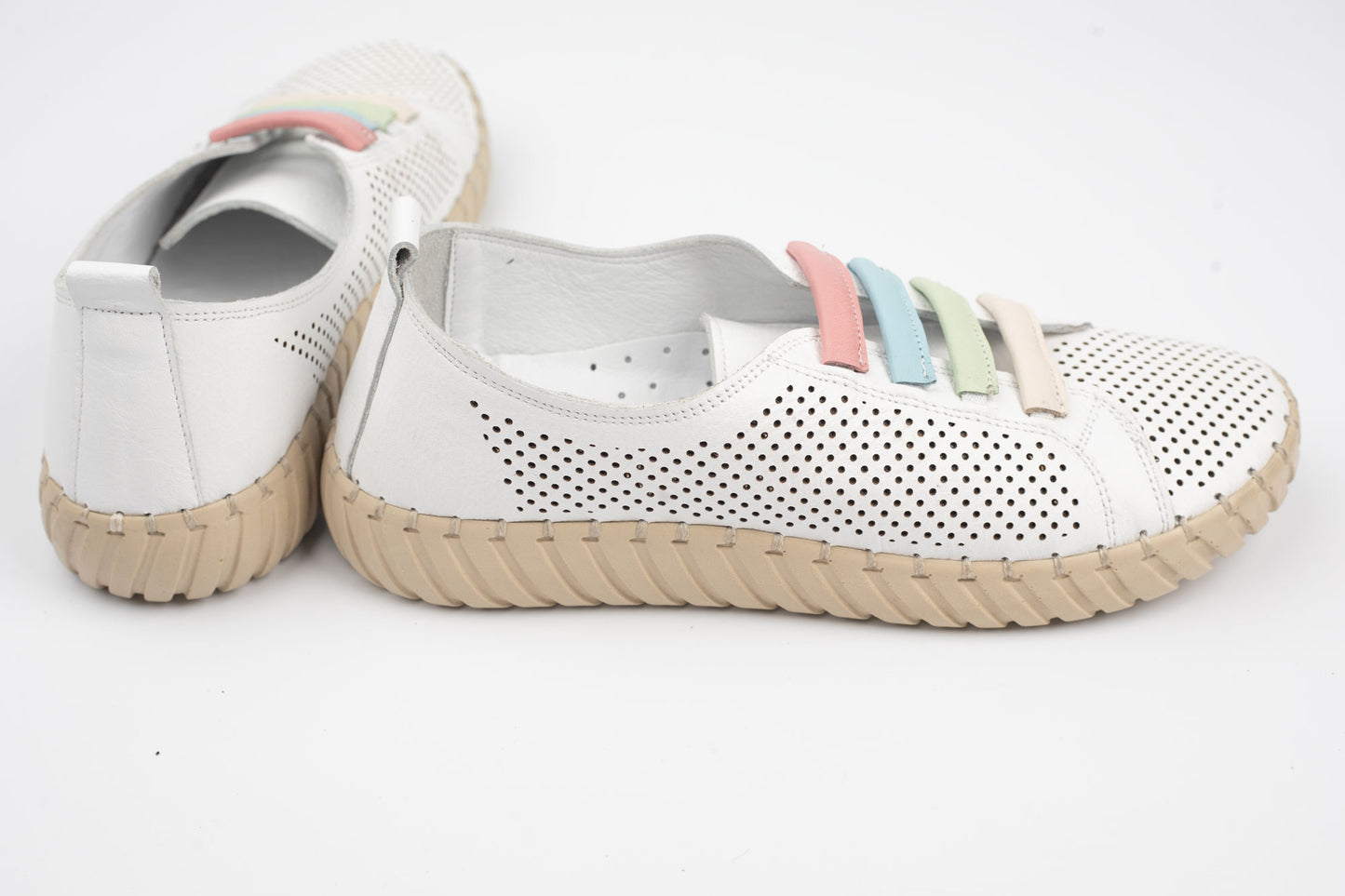 Pantofi damă piele naturală BIOFLEX SPORT 5332 Alb