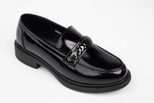 Pantofi dama piele naturala lacuita FORMAZIONE 30025 N lac