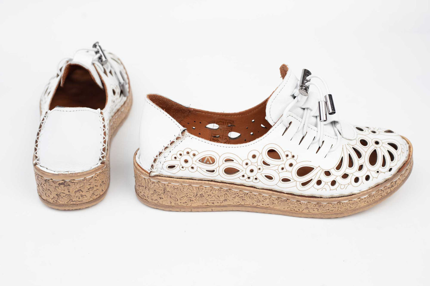 Women's genuine leather shoes DOGATI 7154 White