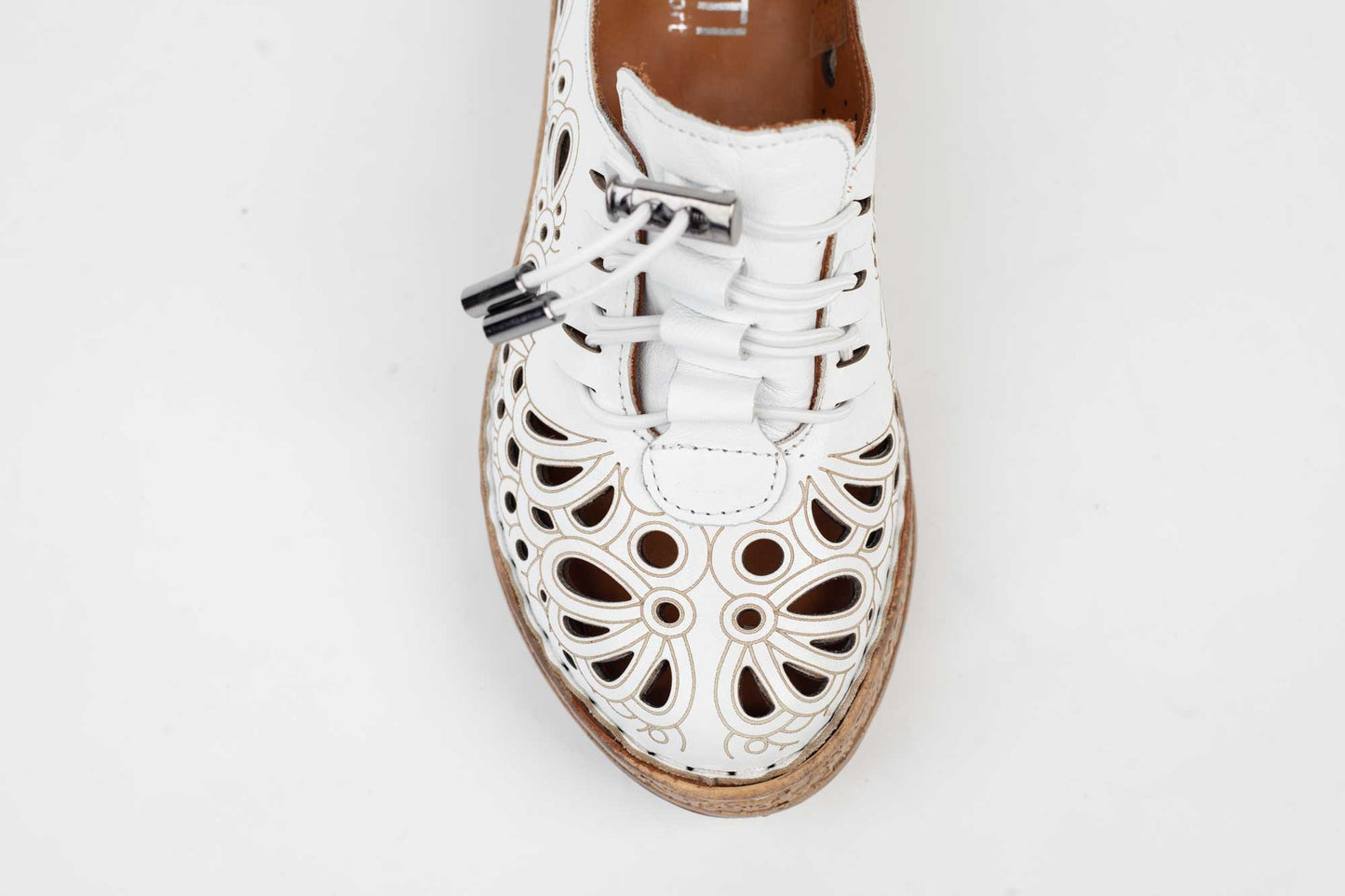 Women's genuine leather shoes DOGATI 7154 White