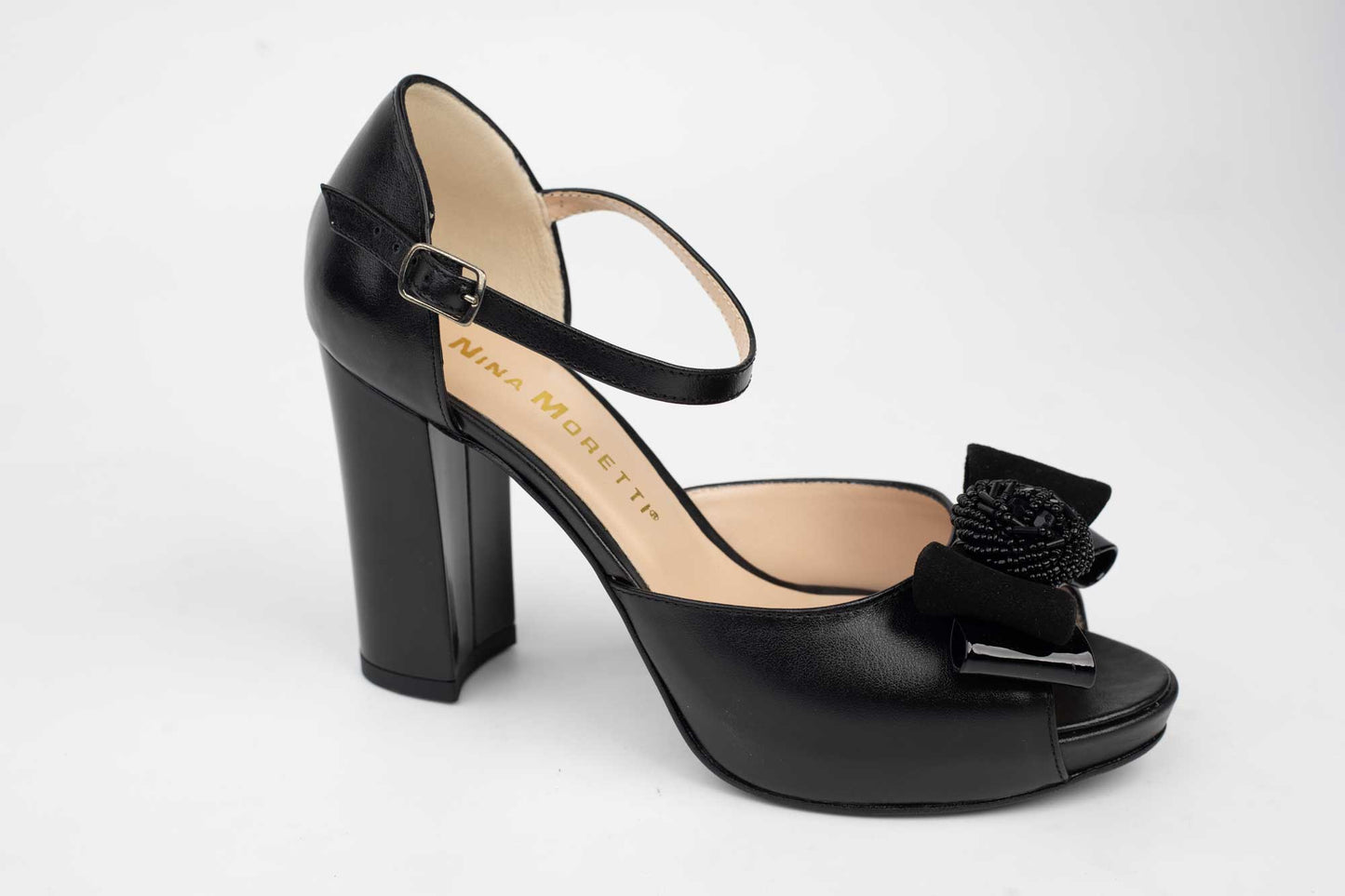 Women's sandals natural leather NINA OCHINNI 304-1 N box