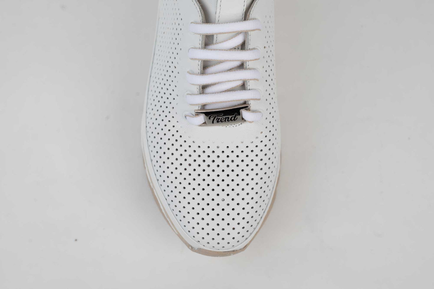 Pantofi dama piele naturala PERLA sport 210-1 Alb