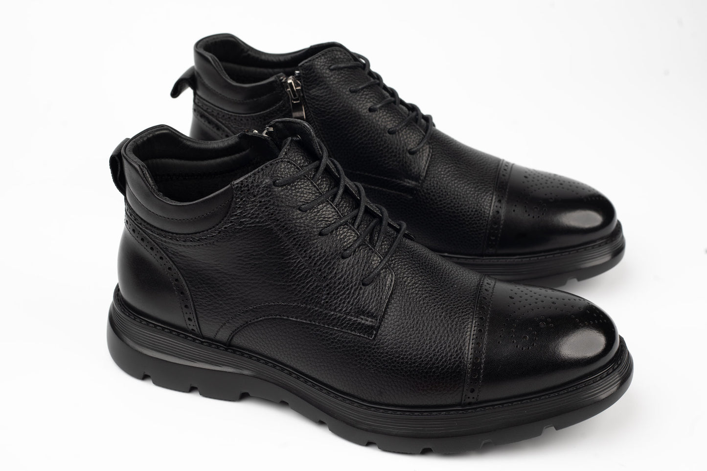 Men's boots made of genuine leather MELS 1549 N 