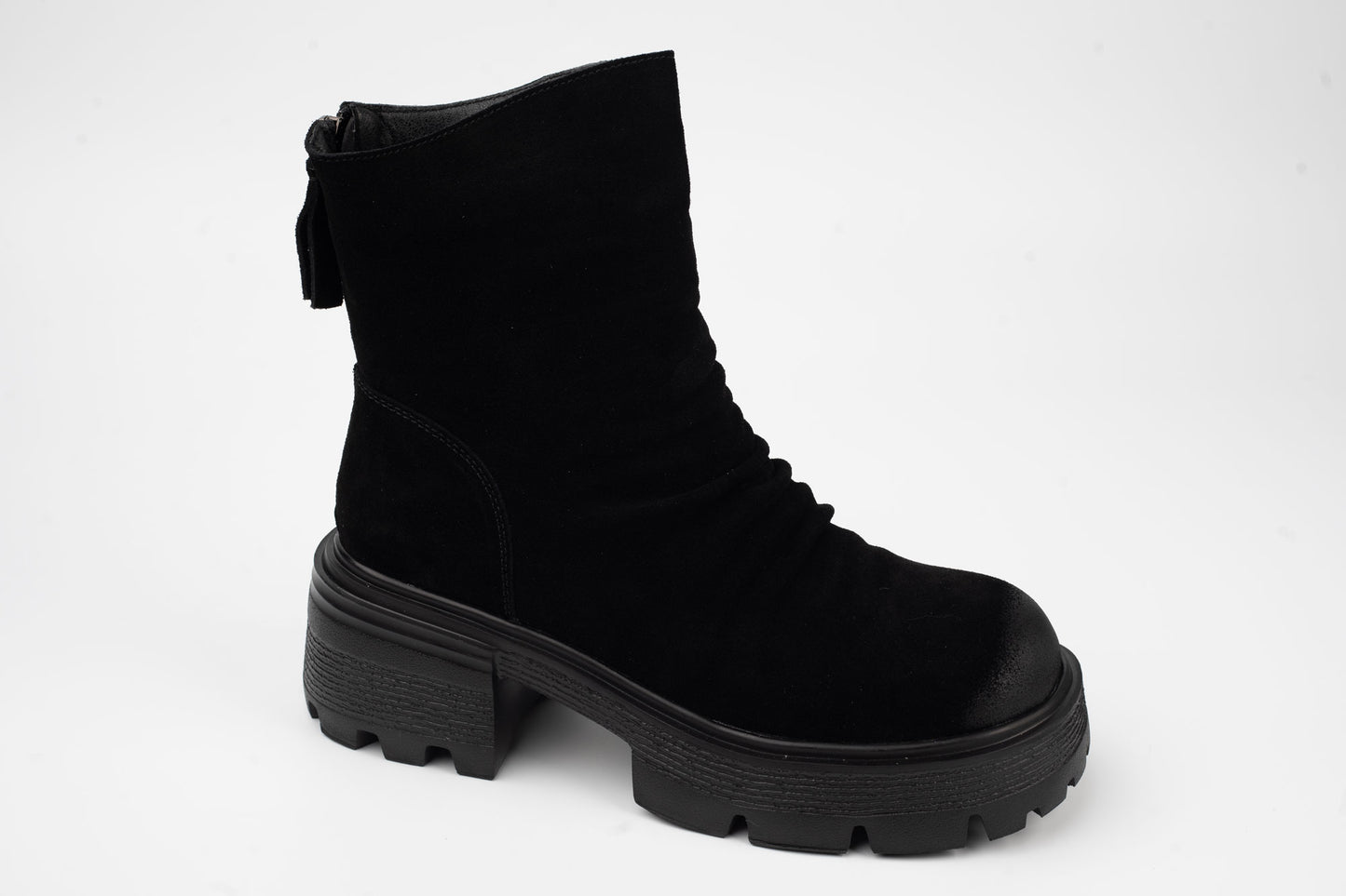 Women's boots made of genuine suede leather FRANCO GERARDO 28-3 N vel