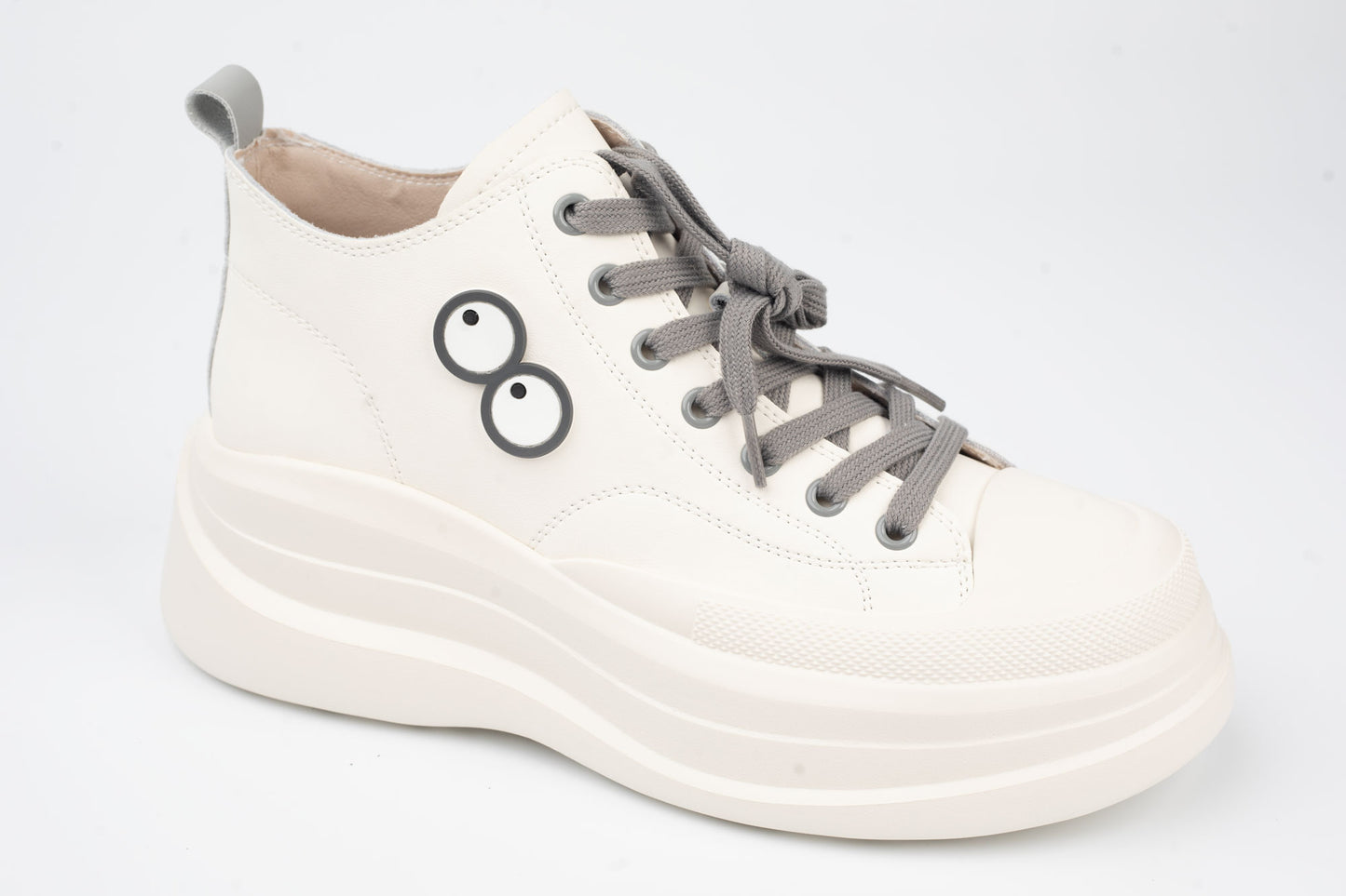 Women's genuine leather boots FRANCO GERARDO SPORT 3817 White