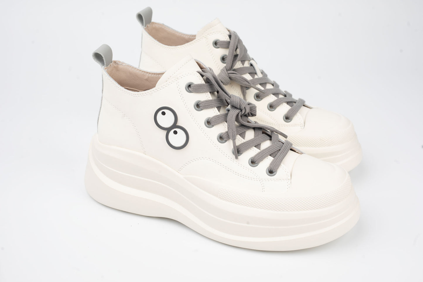 Women's genuine leather boots FRANCO GERARDO SPORT 3817 White