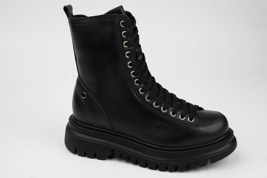 Women's boots made of genuine leather PREGO 2202 N box