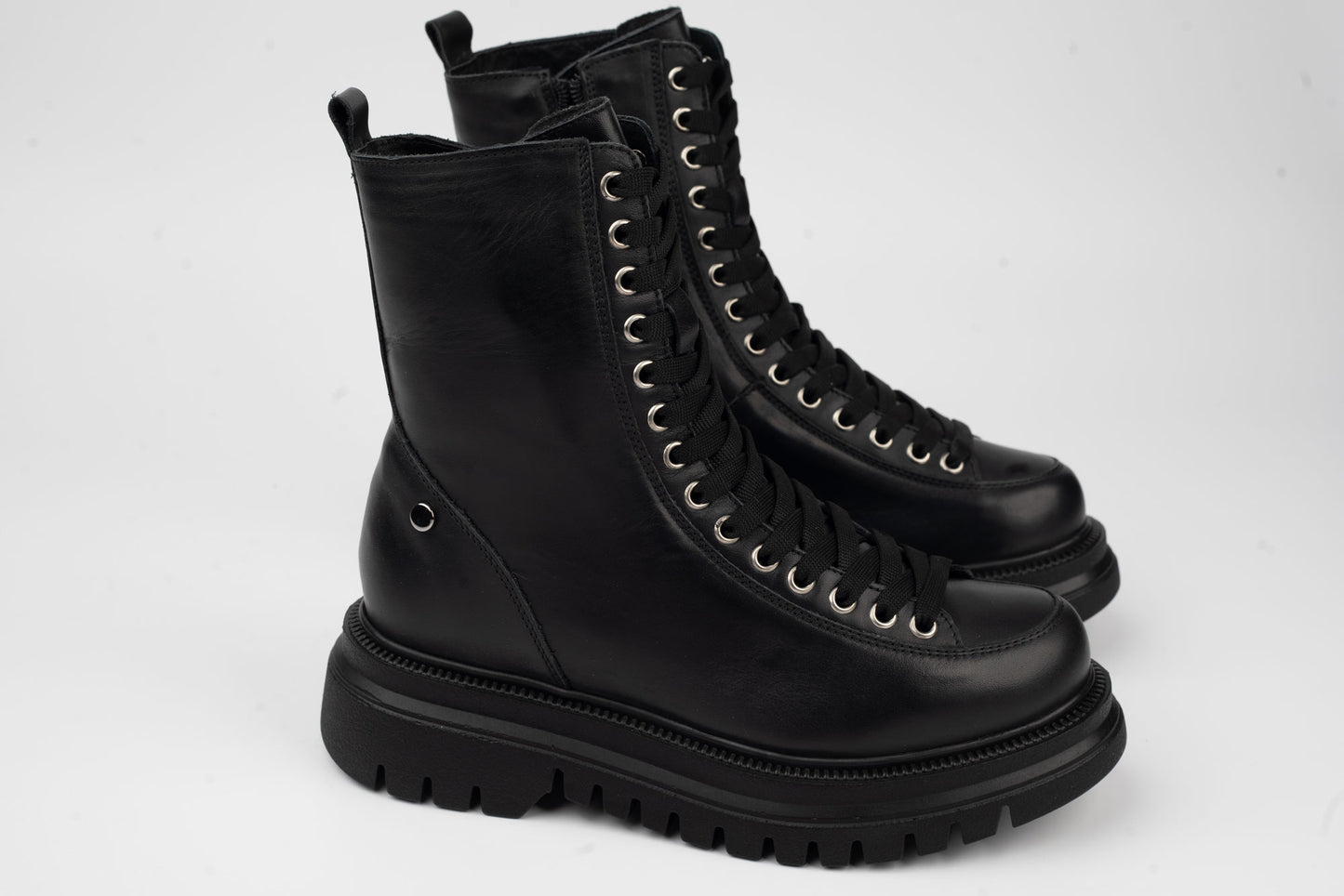 Women's boots made of genuine leather PREGO 2202 N box