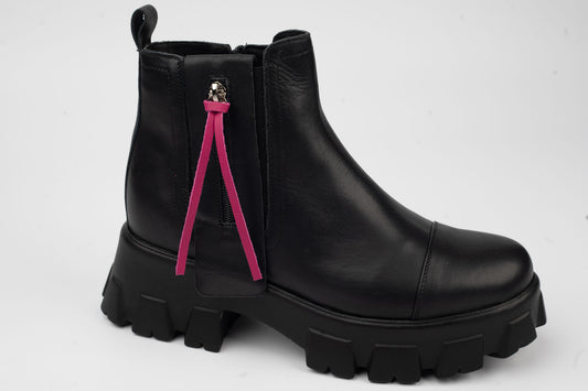 Women's genuine leather boots PREGO 2250 N box