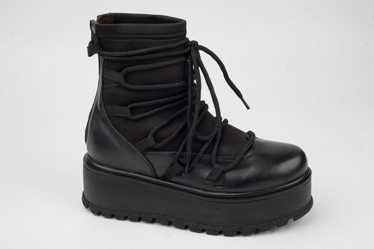 Women's boots made of genuine leather PREGO 244 N box