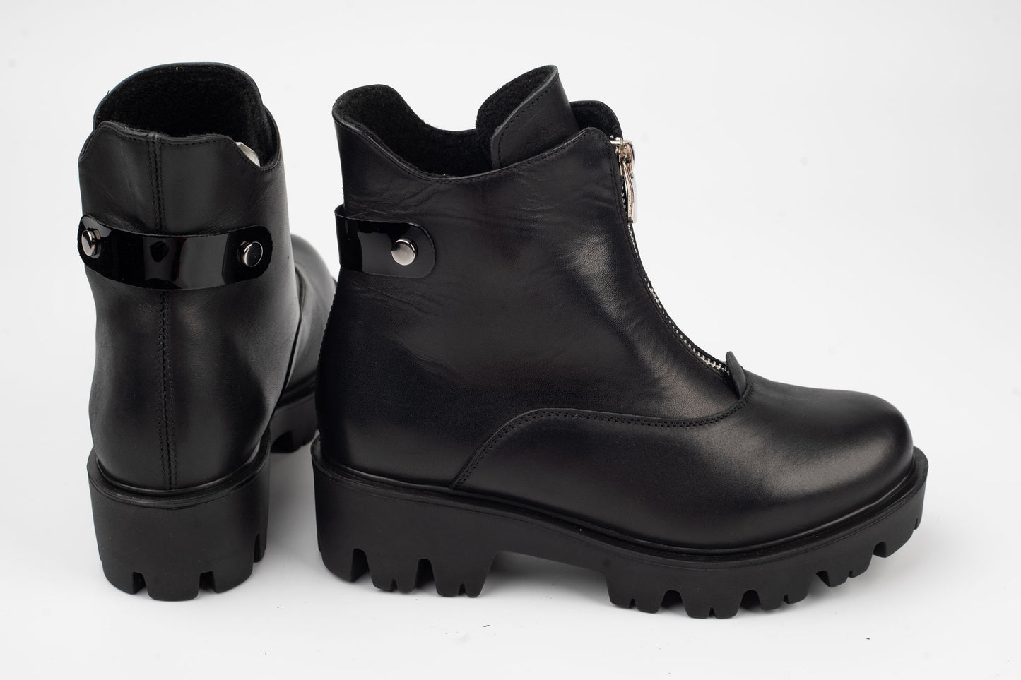 Women's genuine leather boots PREGO 260 N