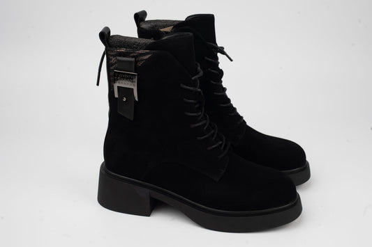 Women's boots made of genuine suede leather ANNA VIOTI 11601 N vel