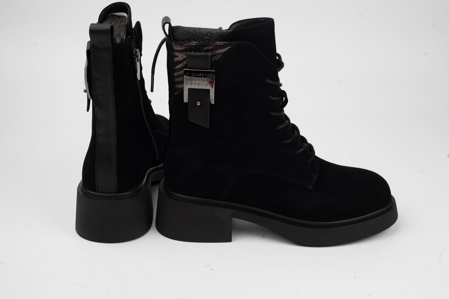 Ghete damă piele naturală întoarsă ANNA VIOTI 11601 N vel