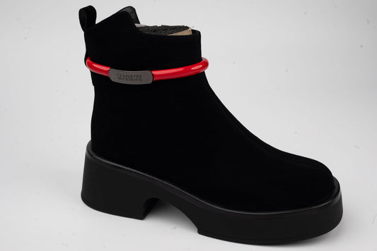 Women's boots made of genuine suede leather ANNA VIOTI 5182 N vel