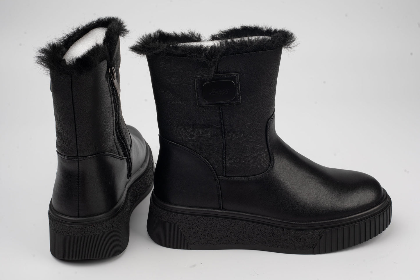 Women's boots made of genuine leather ANNA VIOTI 11626 N box