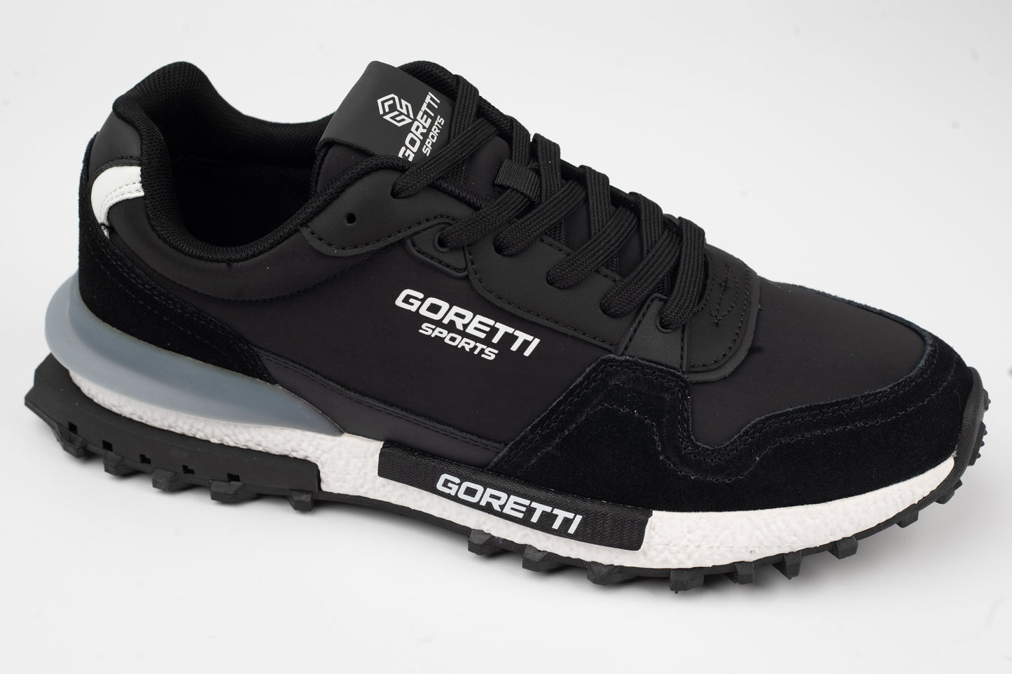 Men's sneakers genuine leather+textile GORETTI 375 N