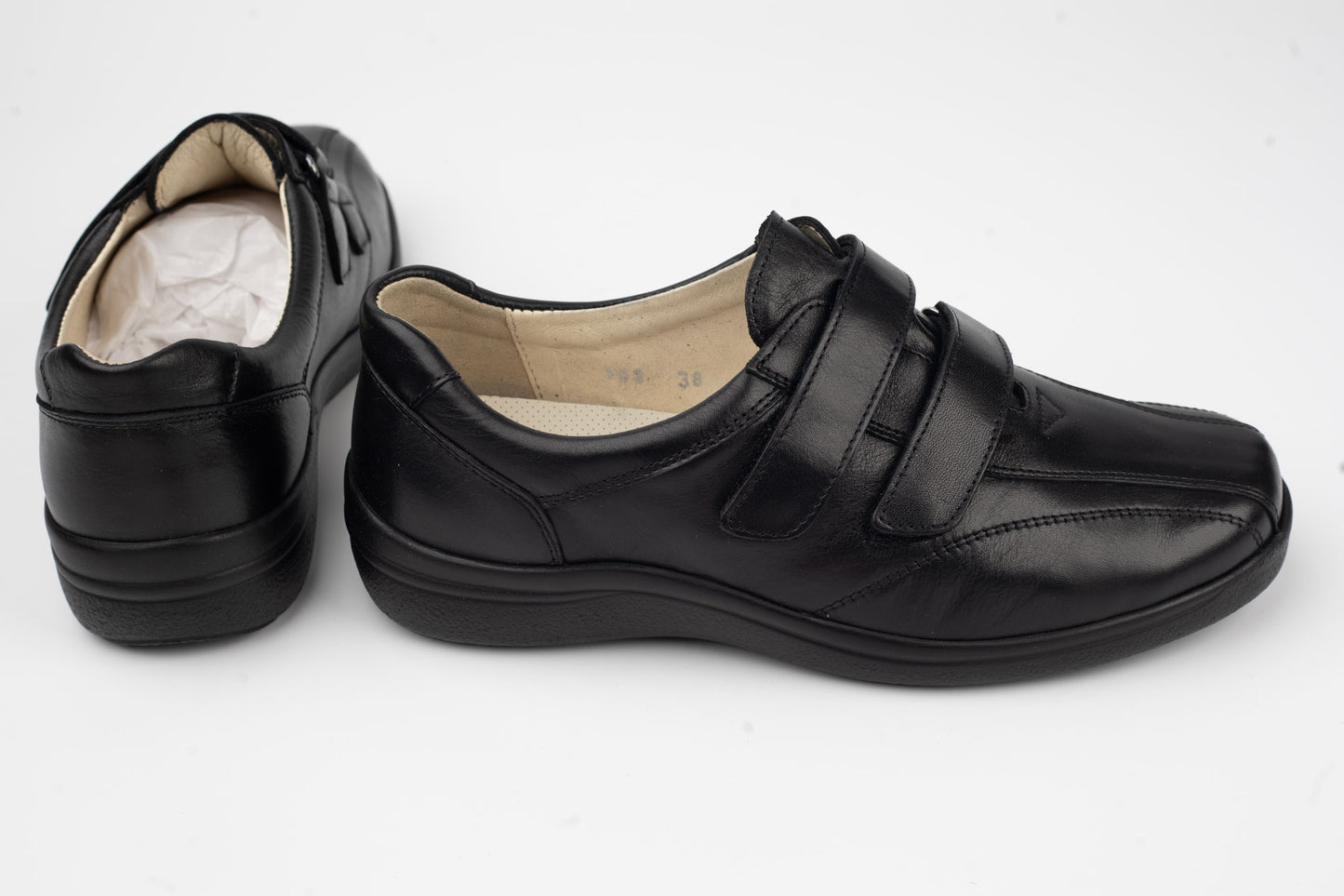 Women's genuine leather shoes MUVICO 103 N box