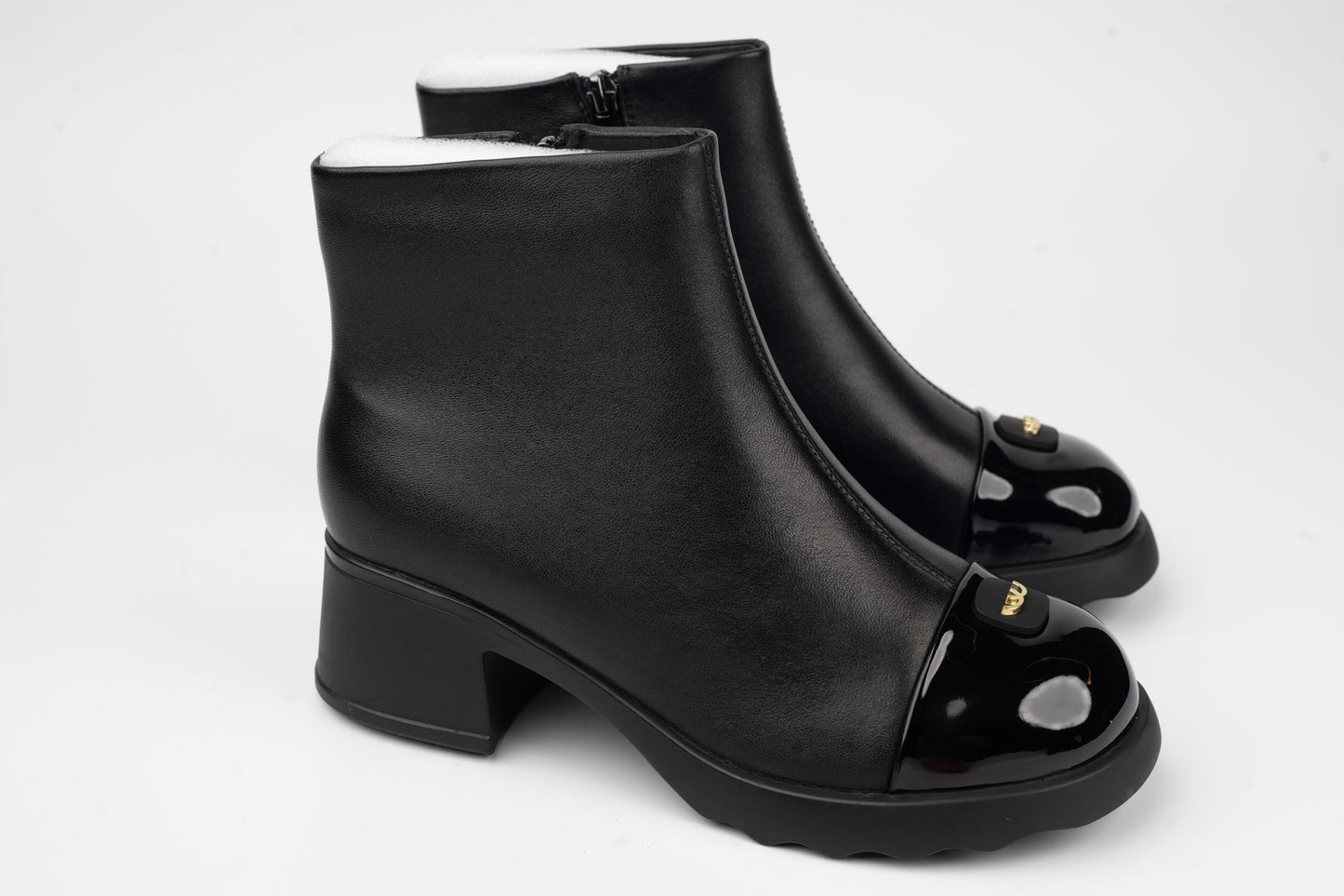 Women's genuine leather boots BETINA 53218 N