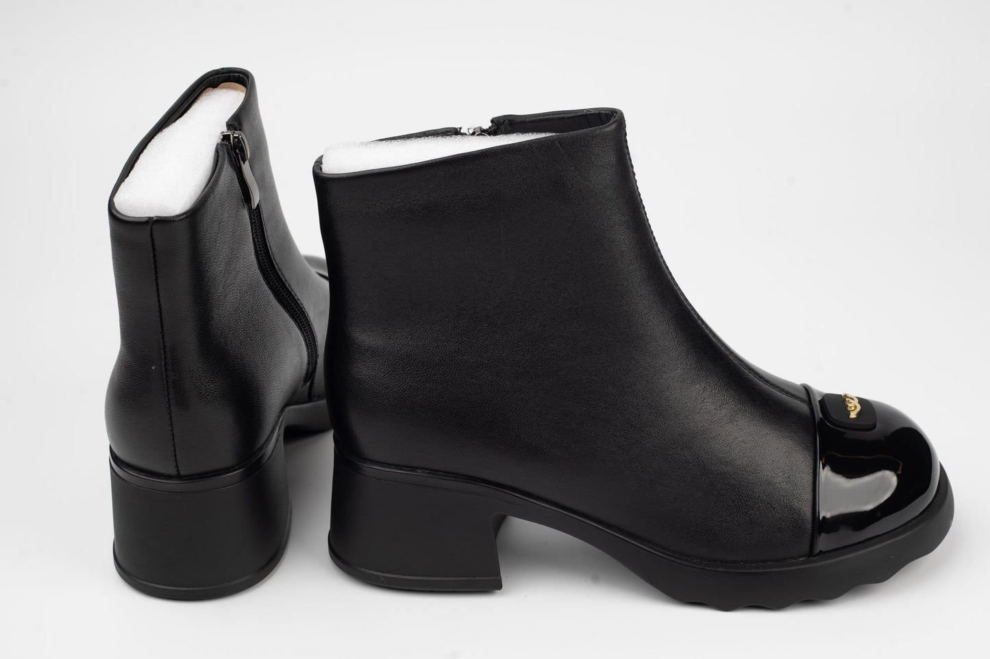 Women's genuine leather boots BETINA 53218 N