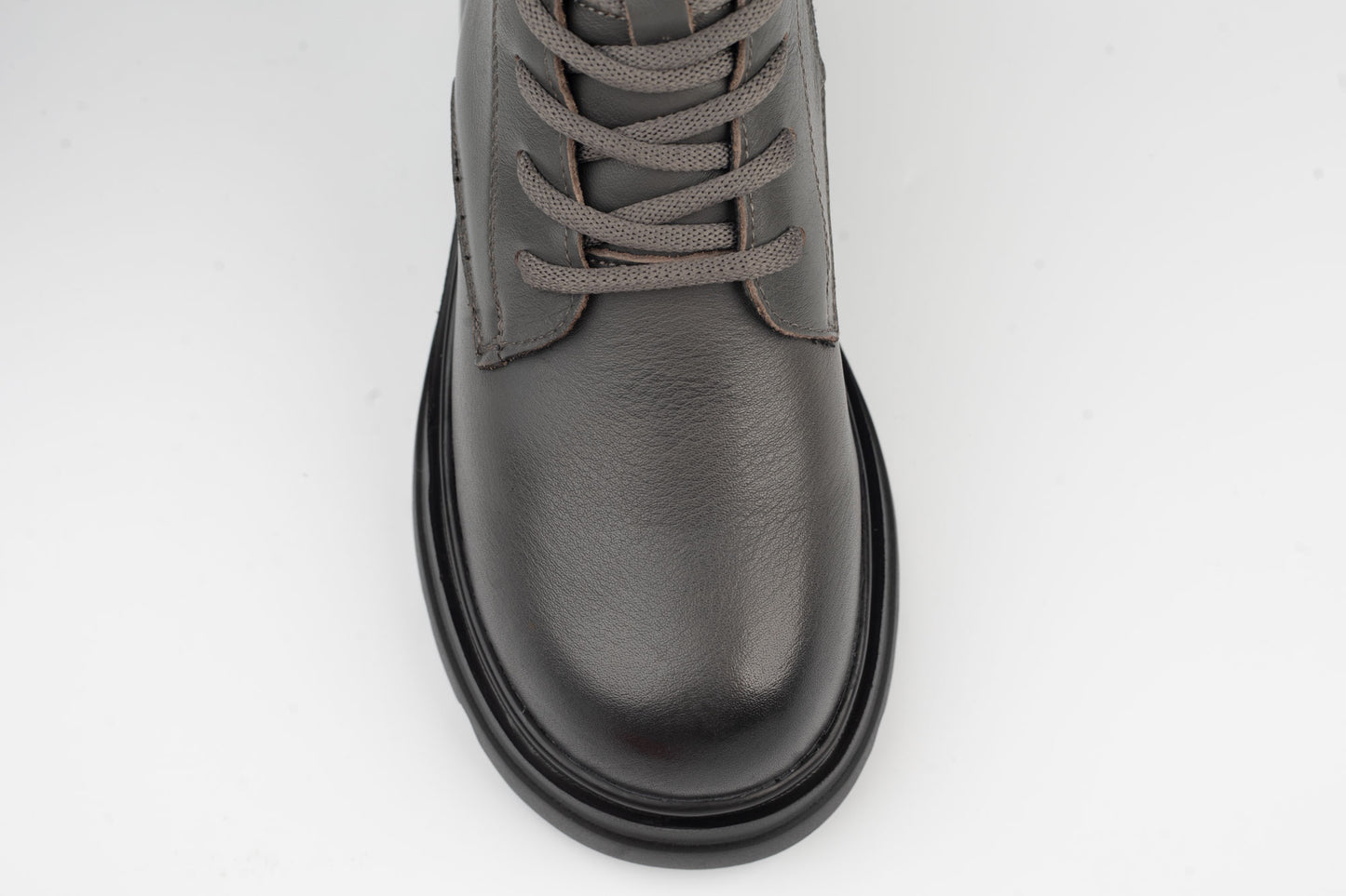 Women's genuine leather boots BETINA 53275 Grey