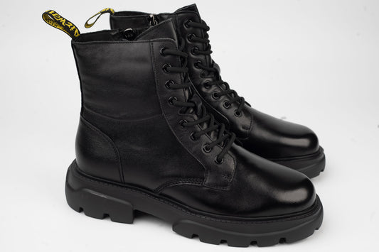 Men's boots genuine leather JOHAN 52093 N box