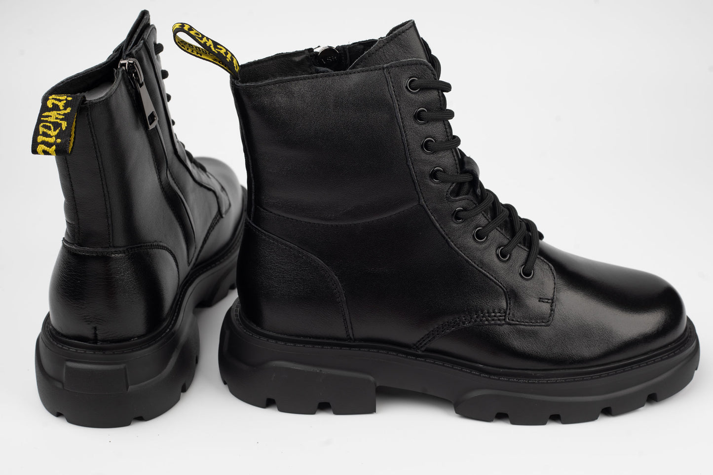 Men's boots genuine leather JOHAN 52093 N box