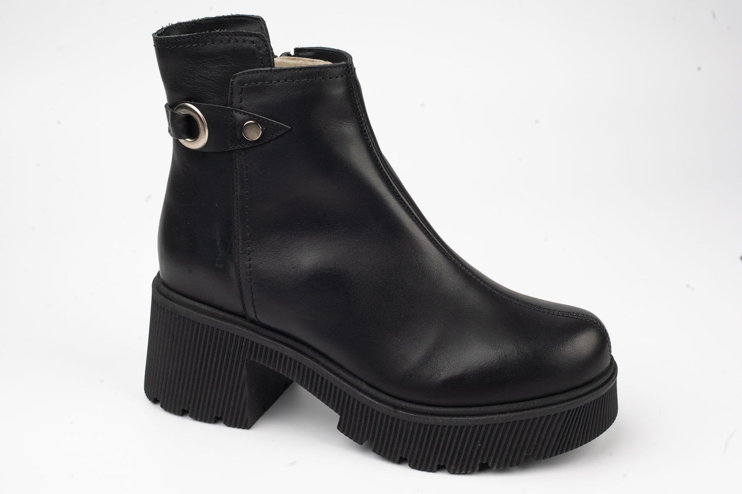 Women's boots made of genuine leather PREGO 2345 N box