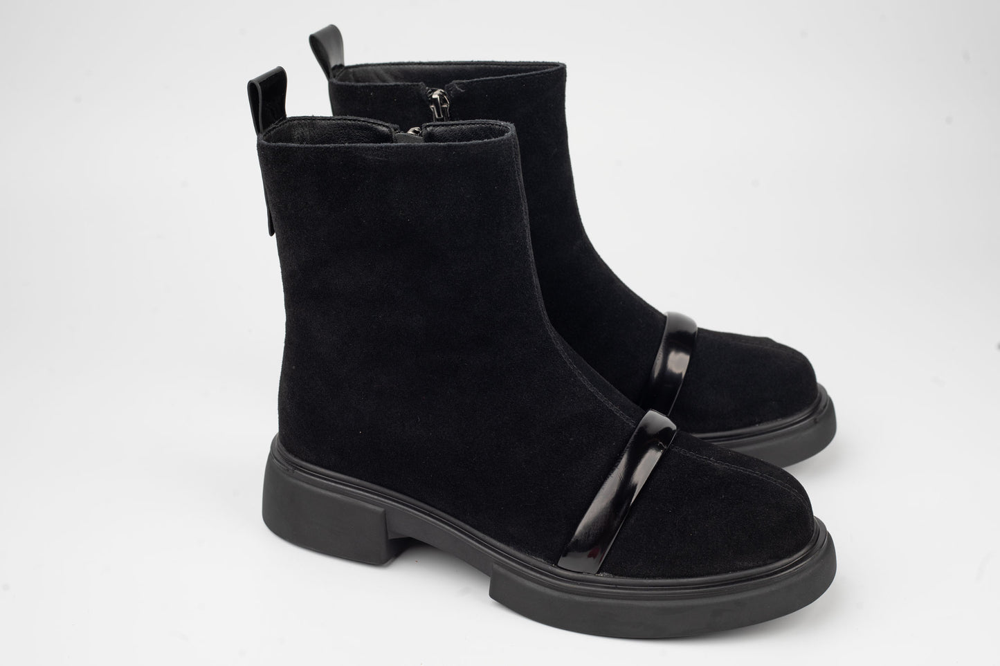 Women's boots made of genuine suede leather ANNA VIOTI 117 N vel